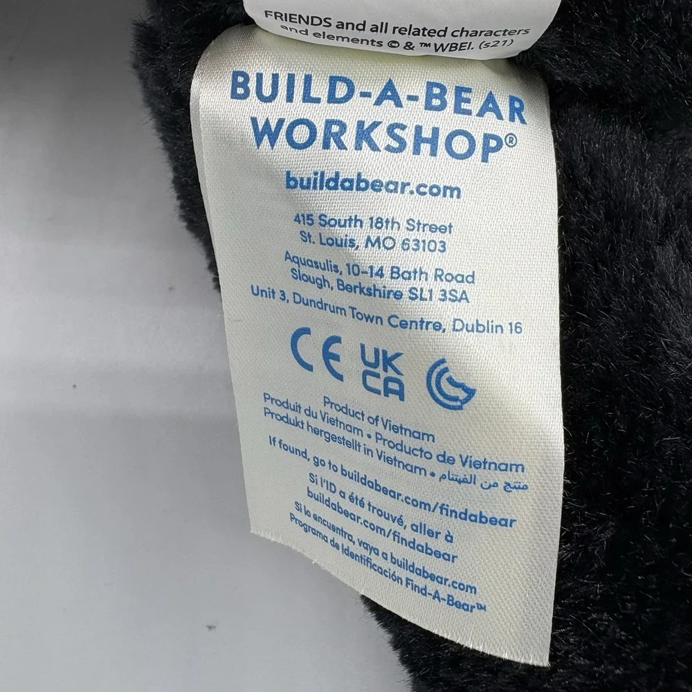 Build-a-Bear Workshop Friends Plush Television TV Show Black Bear Stuff Toy‎ 16